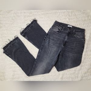 Forever 21 Premium Distressed Black Jeans Size 28